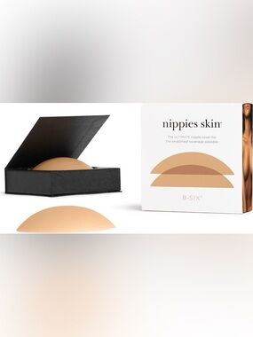 Nippies by Bristols Six Skin Reusable Adhesive Nipple Covers ❤️NWT❤️
